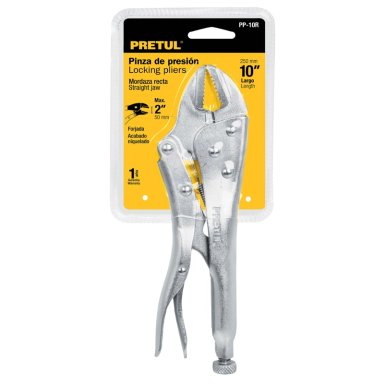 ALICATE DE PRESION PRETUL CF-22702 ACERO RECTO 10' - 2