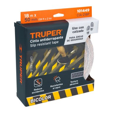 CINTA ANTIDESLIZANTE TRUPER CF-101449 BICOLOR 50MM X 18M - 4