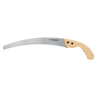 SERRUCHO DE PODA HOJA CURVA 14' MANGO MADERA TRUPER