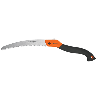 SERRUCHO TRUPER CF-100198 ACERO PLEGABLE HOJA CURVA 10' MANGO PLASTICO - 1