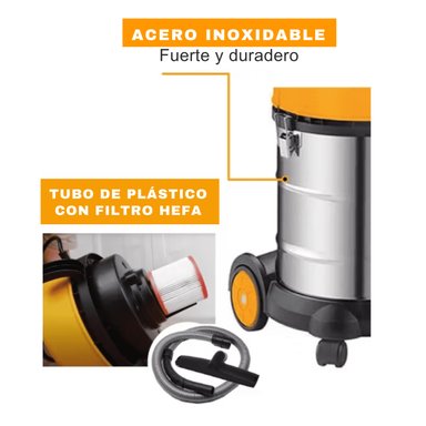 Aspiradora 30 litros 1400w industrial Ingco VC14301 - 3