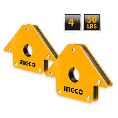 SET ESCUADRAS MAGNÉTICAS INGCO AMWH50041-X2 2 PIEZAS PARA SOLDAR 4'