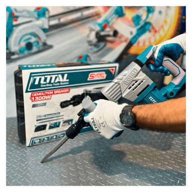 MARTILLO DEMOLEDOR TOTAL TH2130016 1300 WATTS HEXAGONAL INDUSTRIAL - 3