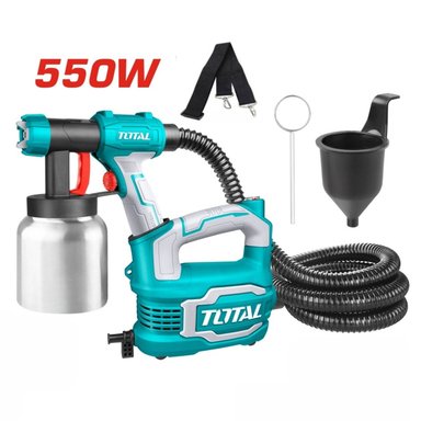 PISTOLA PINTAR TOTAL TT5006-2 850ML 550W VASO DE ALUMINIO