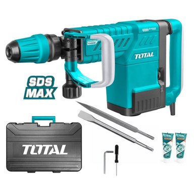 MARTILLO DEMOLEDOR 1500W 25J SDS MAX INDUSTRIAL TOTAL