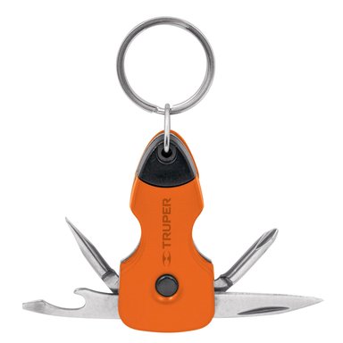 LLAVERO TRUPER CF-13336 MULTIHERRAMIENTAS 6 EN 1 CON LED