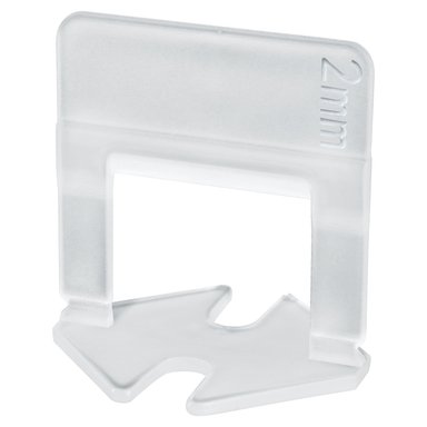 SEPARADORES TRUPER CF-100517 BLANCO TRANSPARENTE ANCLAS RECTAS NIVELACIÓN DE MAYÓLICA 100 UNIDADES