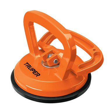 VENTOSA DE ALUMINIO TRUPER 100760 NARANJA PARA VIDRIO 1 COPA DE SUCCIÓN