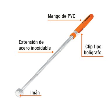 IMÁN EXTENSIBLE DE ACERO INOXIDABLE SOPORTA 1.5KG TRUPER - 2