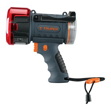 LÁMPARA LED TRUPER CF102418 NEGRO 2000 LM RECARGABLE ALTA POTENCIA