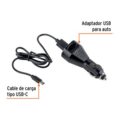 LÁMPARA LED TRUPER CF102418 NEGRO 2000 LM RECARGABLE ALTA POTENCIA - 4