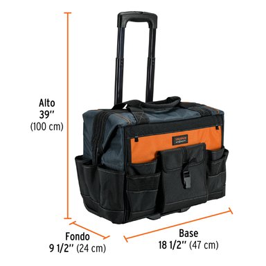 MALETA TRUPER CF-101902 100 X 24 X 47CM PORTAHERRAMIENTAS DE 22' CON RUEDAS - 2