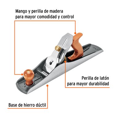 CEPILLO TRUPER CF-12021 CARPINTERO #6 ESTRIADA - 3