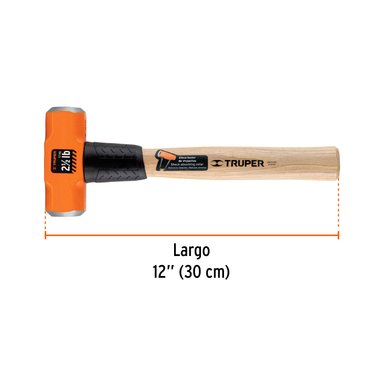 COMBA TRUPER CF-17045 ACERO OCTAGONAL 2.5 LB MANGO DE MADERA 12' - 3