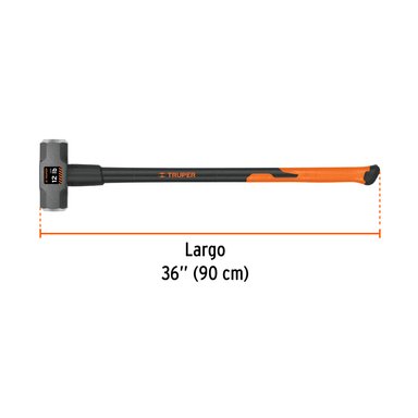 COMBA TRUPER MD-12F ACERO OCTAGONAL 12 LB MANGO FIBRA DE VIDRIO 36' - 2