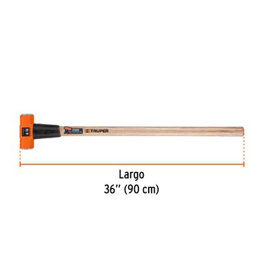 COMBA TRUPER MD-6M ACERO OCTAGONAL 6 LB MANGO DE MADERA 36' - 3