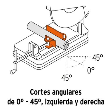 TRONZADORA TRUPER CF-13196 2200 WATTS CORTADOR METALES 14' INDUSTRIAL - 3