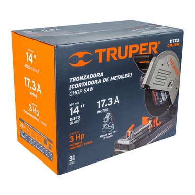 TRONZADORA TRUPER CF-13196 2200 WATTS CORTADOR METALES 14' INDUSTRIAL - 6