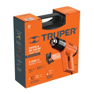 PISTOLA DE CALOR TRUPER CF-15734 MALETIN 2000 WATTS - 6