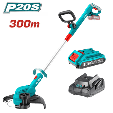 CORTACESPED TOTAL TGTLI203285 CORTADOR GRAS 20V INCLUYE CARGADOR BATERÍA