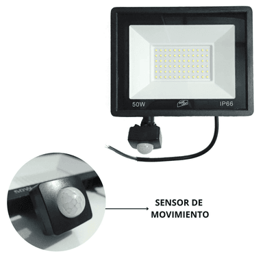REFLECTOR LED HOME LIGHT CF-46456 50 WATTS SENSOR MOVIMIENTO - 2