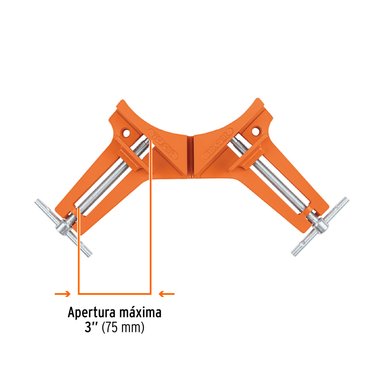 PRENSA TRUPER CF-17690-4 ALUMINIO ESQUINERA CARPINTERO PACK 4 UNIDADES - 2