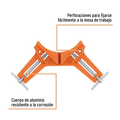 PRENSA TRUPER CF-17690-4 ALUMINIO ESQUINERA CARPINTERO PACK 4 UNIDADES - 3