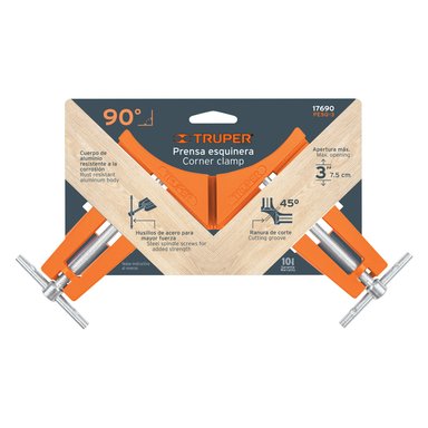 PRENSA TRUPER CF-17690-4 ALUMINIO ESQUINERA CARPINTERO PACK 4 UNIDADES - 5