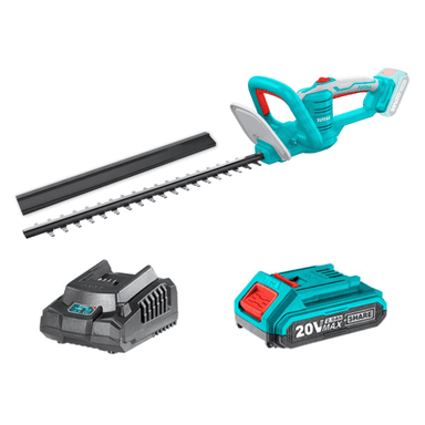 CORTASETOS INALÁMBRICO 18' 20V + BATERIA 2AH Y CARGADOR TOTAL