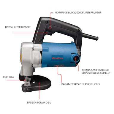 CIZALLA ELÉCTRICA DONGCHENG DJJ32 220 V 620W - 3