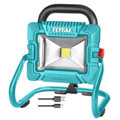 LAMPARA REFLECTOR TOTAL TRLF4415 TURQUESA 10W PORTÁTIL