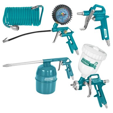 SET HERRAMIENTAS TOTAL TATK053-1 5 PIEZAS NEUMÁTICAS