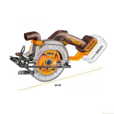 SIERRA CIRCULAR 140MM + BATERIA 4AH Y CARGADOR INGCO - 3