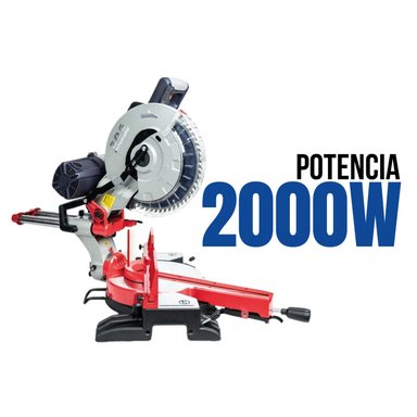 SIERRA INGLETEADORA MAKUTE MS121-305 2000 WATTS TELESCOPICA 12' INDUSTRIAL - 2
