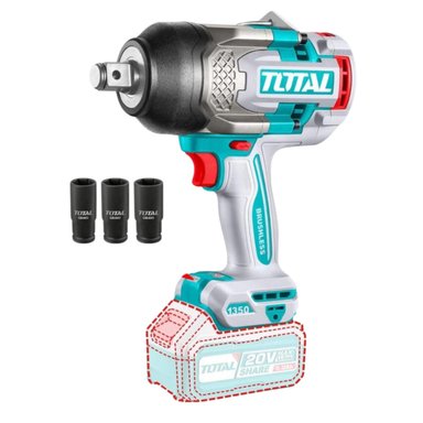 LLAVE DE IMPACTO 3/4' 1350 NM (CABEZAL SOLO) TOTAL