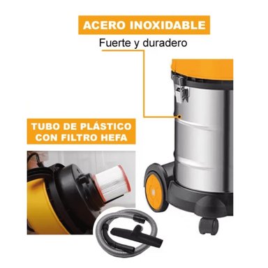 ASPIRADORA 30 LITROS 1400W INDUSTRIAL INGCO - 2