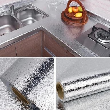 PAPEL ALUMINIO ADHESIVO PARA COCINA 5M X 60CM 202214 - 5
