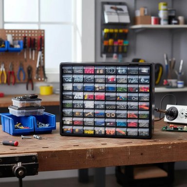 ORGANIZADOR 20 PULGADAS CON 64 COMPARTIMENTOS TRUPER