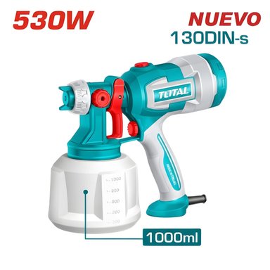 PISTOLA PARA PINTAR 530W 1000ML TOTAL - 2