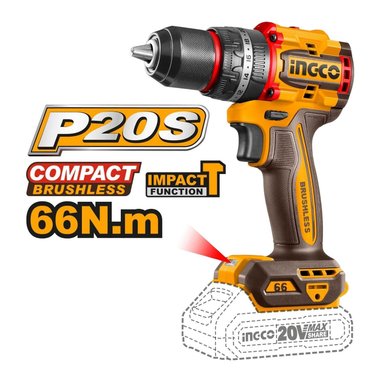 TALADRO PERCUTOR 66NM + LLAVE DE IMPACTO 500NM + SIERRA Y MULTI HERRAMIENTA INGCO - 3