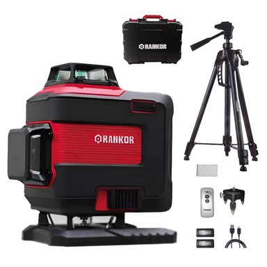NIVEL LASER 16 LÍNEAS + TRÍPODE RANKOR