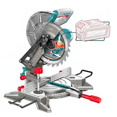 SIERRA INGLETEADORA 20V 210MM TOTAL TMSLI2021