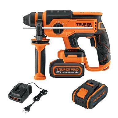 ROTOMARTILLO SDS PLUS 20V +2 BATERIAS 4 AH+ CARGADOR TRUPER