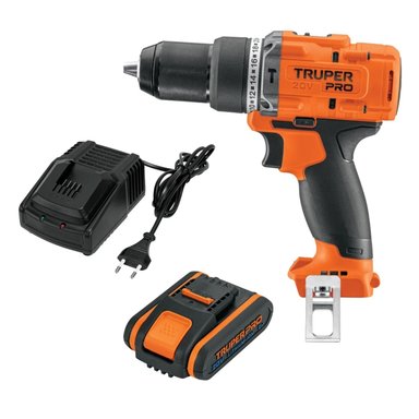 TALADRO PERCUTOR 20V + 1 BATERIA 2 AH + CARGADOR TRUPER - 1
