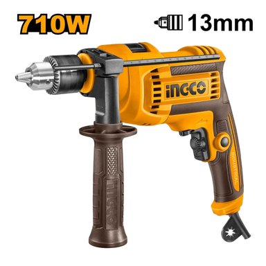 TALADRO PERCUTOR 1/2” 710W - VVR REVERSIBLE INGCO - 4