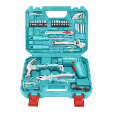 SET ATORNILLADOR 4V + 38PZS HERRAMIENTAS TOTAL