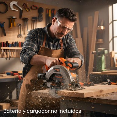 SIERRA CIRCULAR 6 1/2 20V (SOLO CABEZAL) TRUPER - 3
