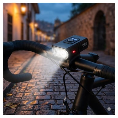 LUZ DELANTERA MULTIFUNCIONAL PARA BICICLETA OPALUX - 2