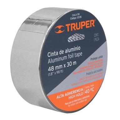 CINTA DE ALUMINIO 2' X 30M TRUPER CINTA DE ALUMINIO 2' X 30M TRUPER - 5
