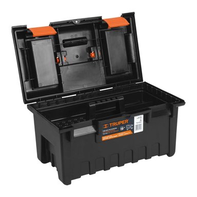 TALADRO PERCUTOR + CAJA DE HERRAMIENTAS 19' TRUPER - 8